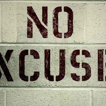 how to stop making excuses