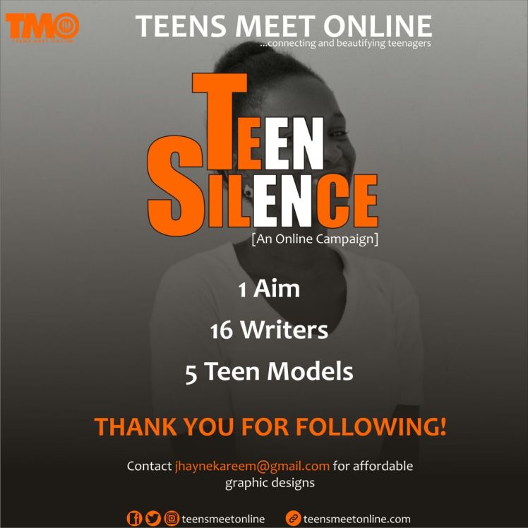 Teen Silence, online campaign