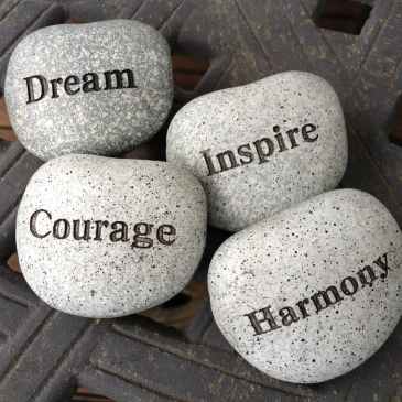 dream, courage, inspire, harmony