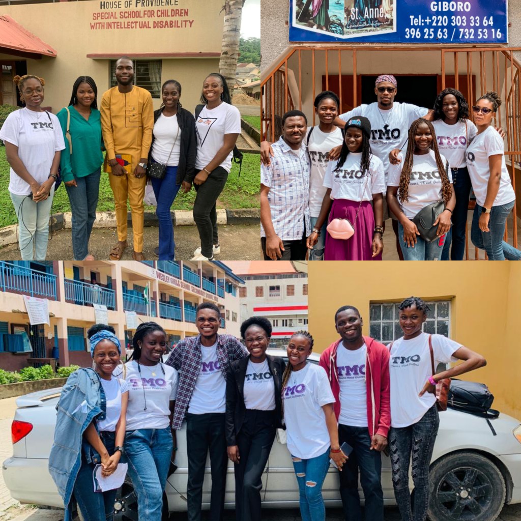 Teens Meet Outreach project on Leaving Prints On hearts 6.0 (LPOH) in three locations - Ibadan, Lagos, The Gambia